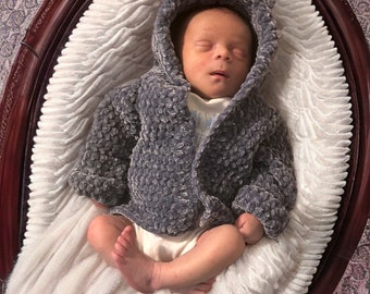 Crochet Baby Bear Sweater