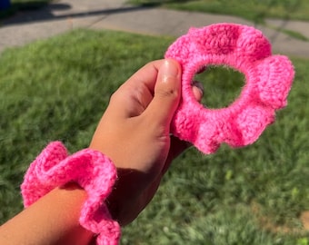 Crochet Hair Scrunchie | Handmade