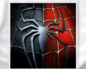 Spider Man Superhero Fabric Panel for Quilting, Crafting, Sewing, Quilt Block, Craft Fabric, Unique Fabric Quilting Panels, SM74975