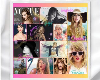 Taylor Collage Fabric Panel for Quilting Crafting Sewing Quilt Block Craft Fabric TS1