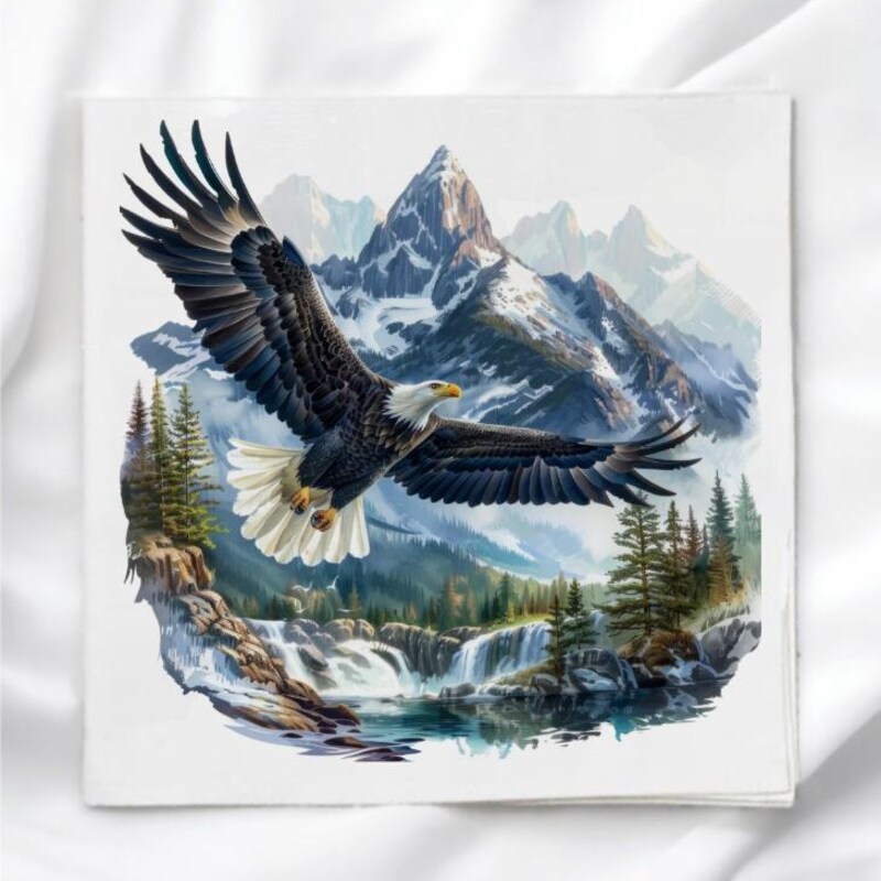 Eagle Print Pattern Quilt