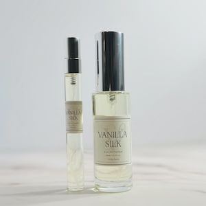 Vanilla Silk Perfume - Warm Vanilla and Cashmere Musk Scent| Long Lasting.