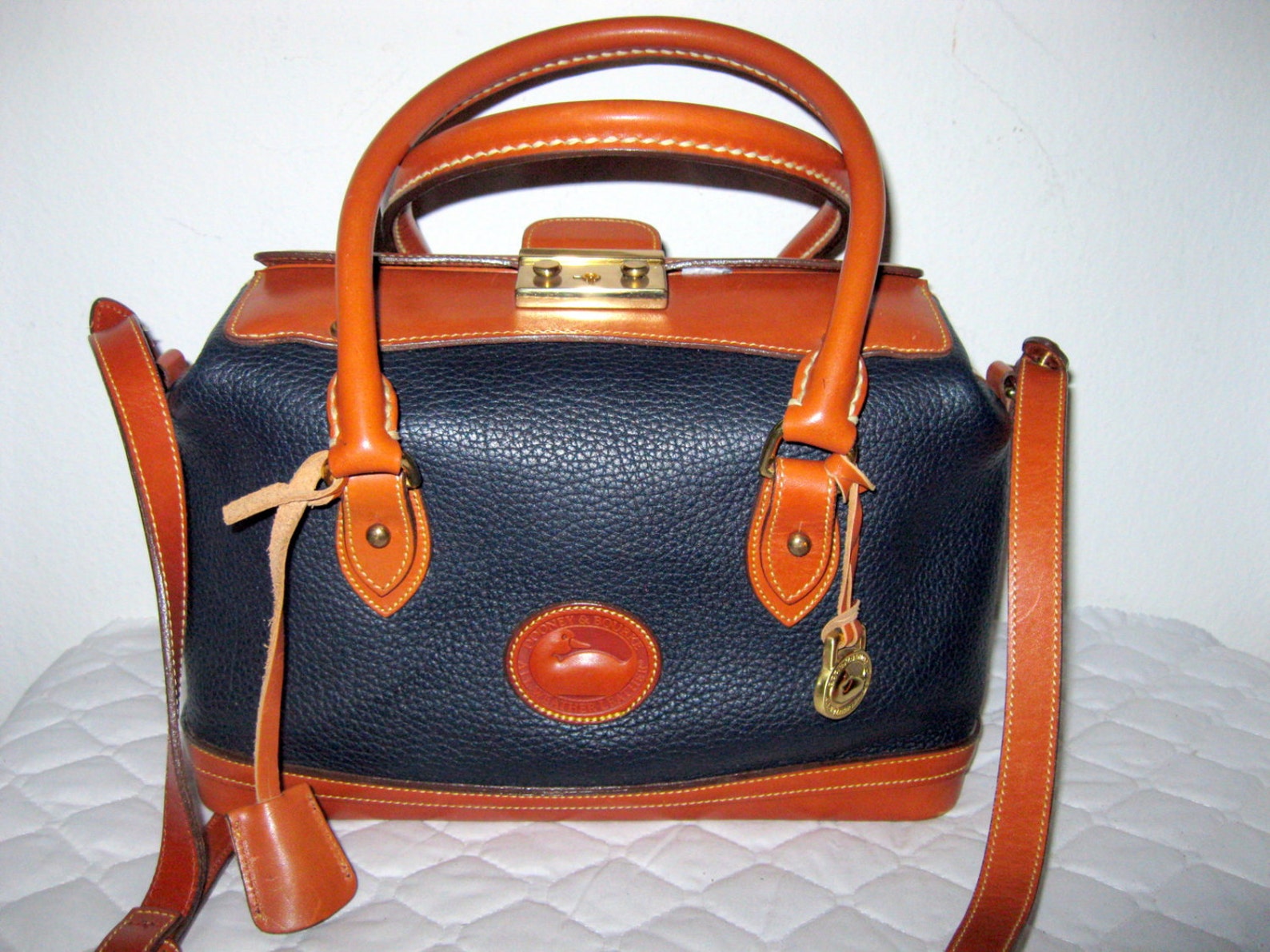 Authentic Dooney and Bourke doctors padlock handfitted bag Etsy