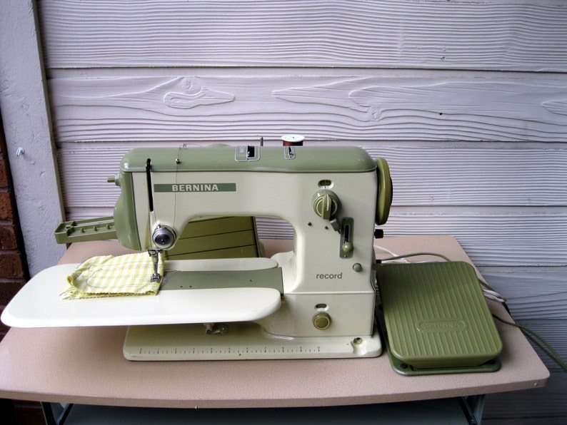 Vintage 60s Bernina Record 5302 Switzerland sewing machine w Etsy