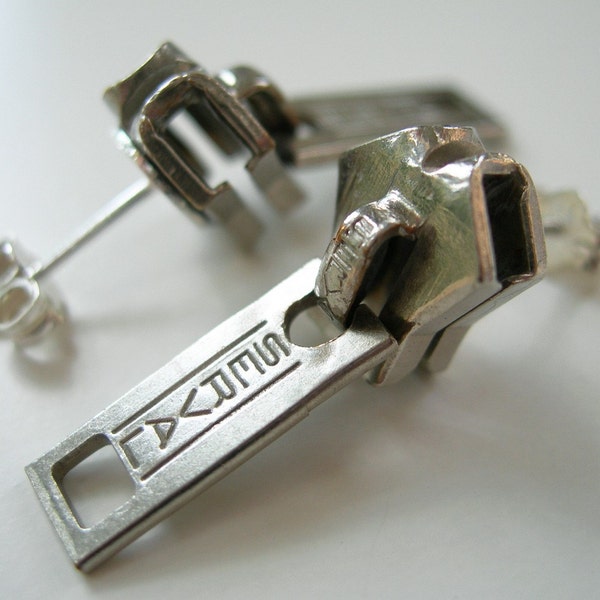 Steel 'Serval' Vintage Zipper Slide Studs