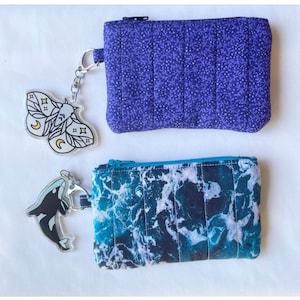 Upcycled Quilted Keychain Wallets