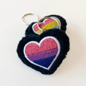 Porte-clés de la fierté, accessoire du mois de la fierté, bisexuel - pansexuel - asexué - trans - non binaire