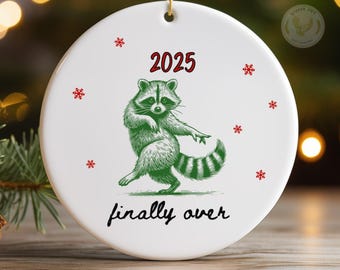 Funny 2026 Christmas Ornament, End of Year Coworker Gift