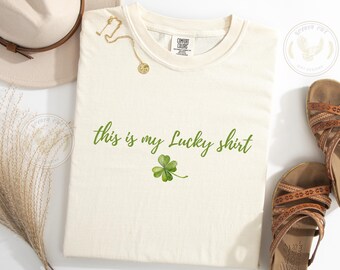 Comfort Colors St. Patrick's Day T-Shirt: Lucky Shamrock Irish Tee