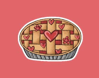 Baked With Love Sticker | Valentine’s Day | Cute Sticker
