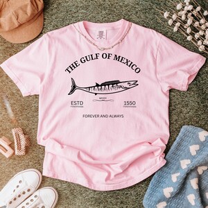 Chemise golfe du Mexique, t-shirt côte du golfe, chemise démocrate, t-shirt American Pride patriotique, t-shirt biologie océanique, chemise couleurs confort confortable