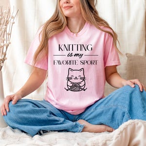 Knitting Shirts for Women, Knitting Shirt, Funny Crochet Tee, Funny Crochet Shirts, Knitting Gift, Grandma Shirt, Mom Knitting Tee