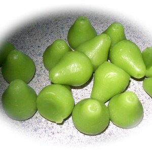 Wax mini pears/embeds/melts/fake food/fake fruitSET OF 20