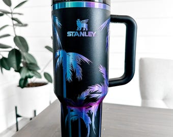 40 oz. Lasergegraveerde Stanley palmboom