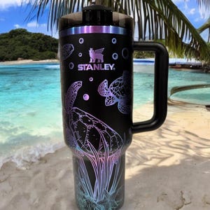 40オンス シータートル スタンレー、レーザー刻印タンブラー