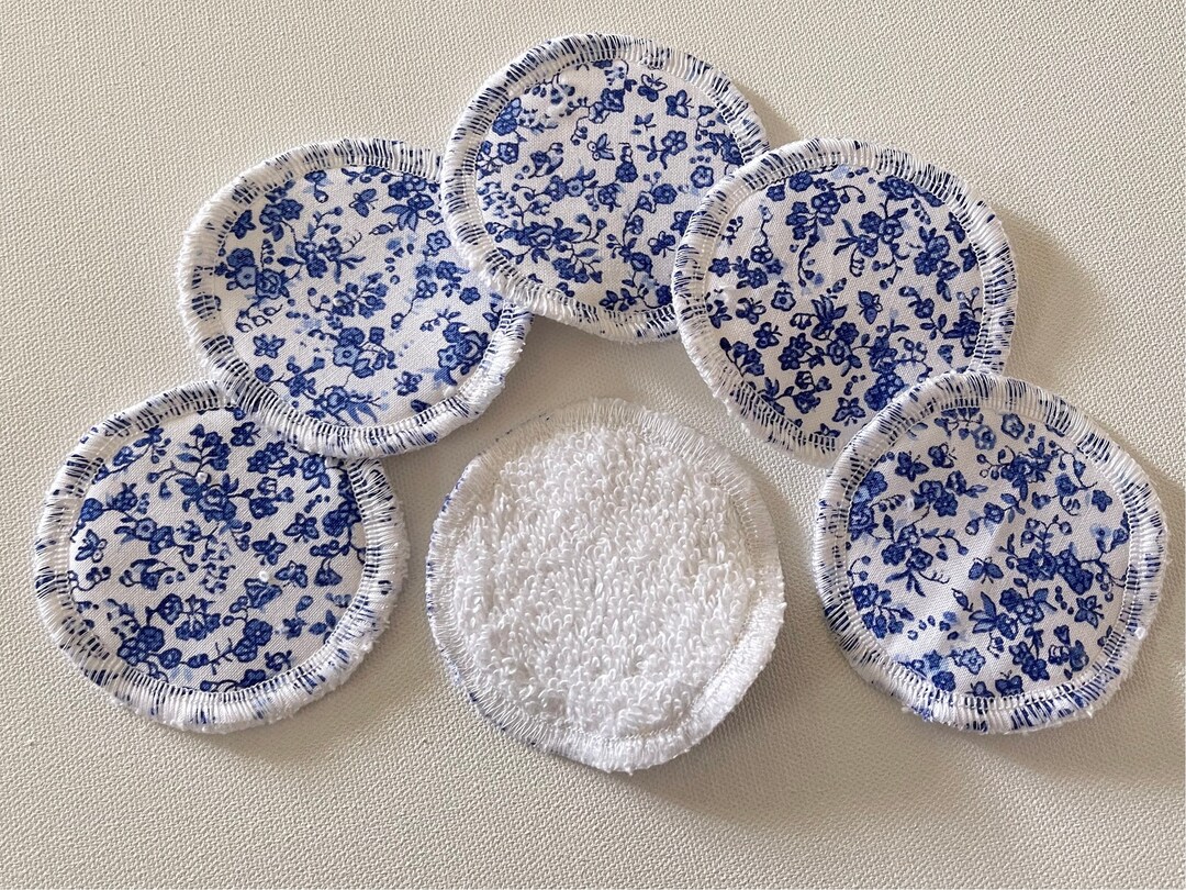 Cotton Face Rounds TERRYCLOTH Back Eye Makeup Remover Pads Etsy