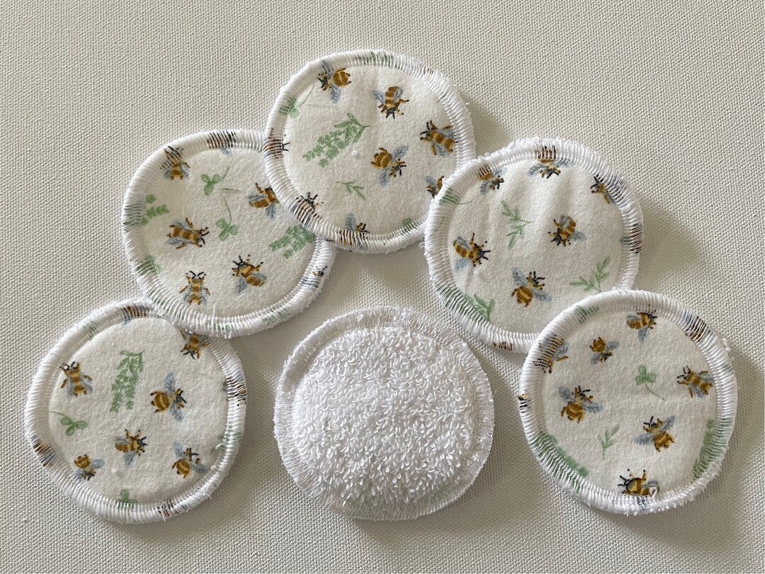 Cotton Face Rounds TERRYCLOTH Back Eye Makeup Remover Pads Etsy