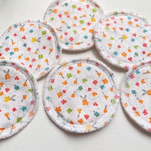 Cotton face rounds, reusable eye makeup remover pads, face wipes, 6 count muti layer, 3” rounds, cotton, flannel,