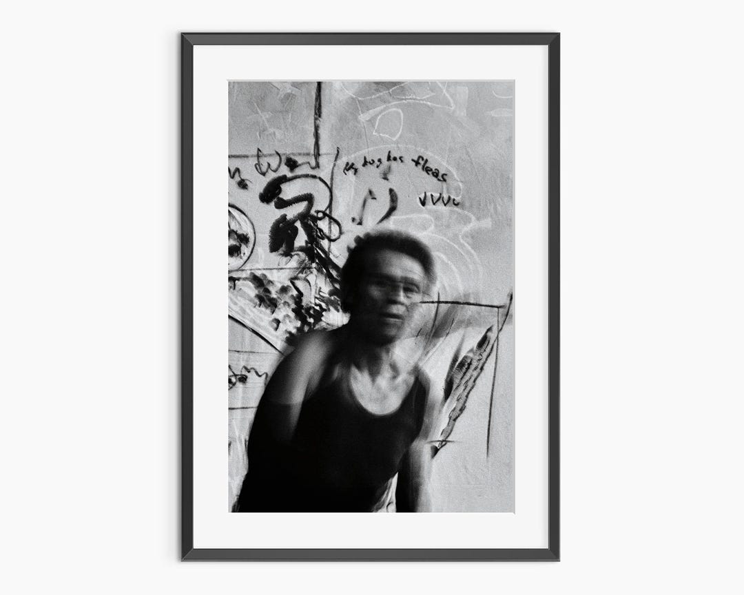 Willem Dafoe Art Poster, Escape Vibe Photo, Black and White Photo Print