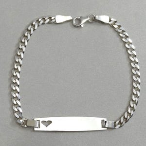 Personalized Baby ID Bracelet: 925 Silver, Gold Plated