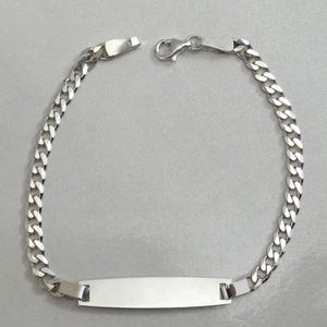 Personalized Baby ID Bracelet: 925 Silver, Gold Plated