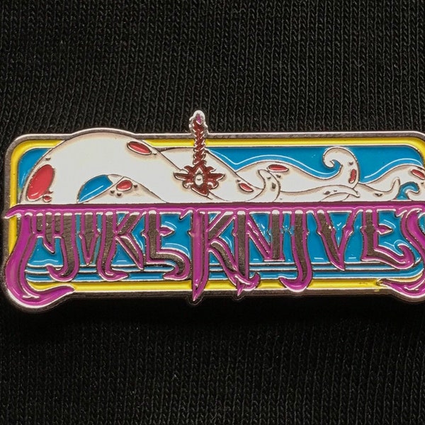 Mike Knives logo pin