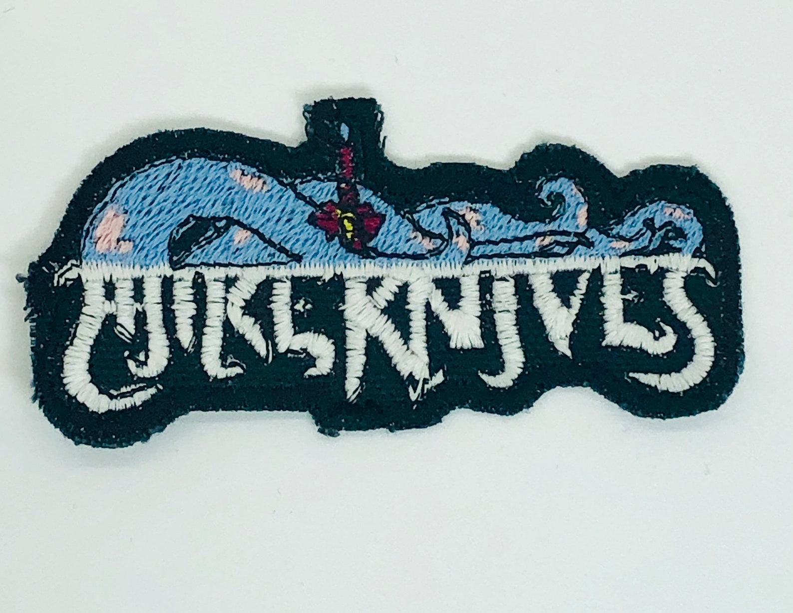 Mike Knives Embroidered Patch Etsy