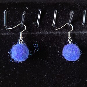 Needle Felted Earrings
