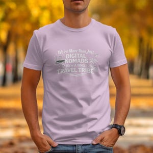 Digital Nomad Shirt, Travel Tribe T-shirt, Remote Work Tee, Wanderlust Apparel, Digital Nomads Community, Travel Lover Gift