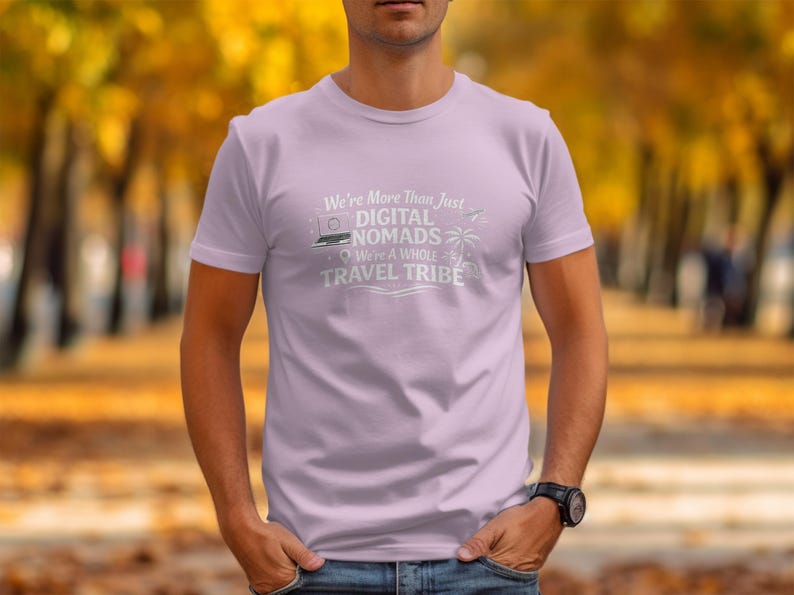 Digital Nomad Shirt, Travel Tribe T-shirt, Remote Work Tee, Wanderlust Apparel, Digital Nomads Community, Travel Lover Gift