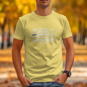 Digital Nomads T-Shirt, Travel Tribe Tee, Laptop Lifestyle Shirt, Adventure Seeker Apparel, Great Gift for Travelers