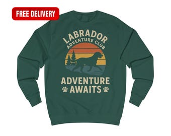 Sudadera del Club de Aventuras del Labrador: Suéter acogedor para amantes de los perros