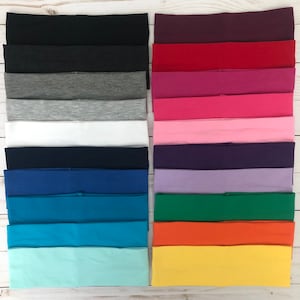 Cotton Stretch Headband, Sport Headband, Gym Headband
