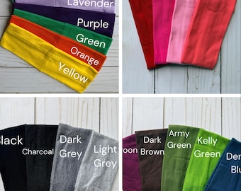 Cotton Stretch Headband, Sport Headband, Gym Headband