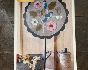 A Round the Year June by Sew Cherished Wool Appliqué Pattern or Kit