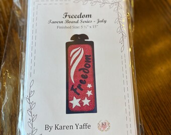 Freedom Board Series July  Wool Appliqué Pattern and Kit  by Karen Yaffee