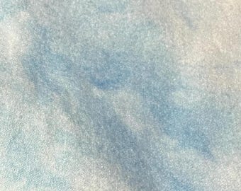 Hand Dyed Cloudy  lt Blue Wool: Rug Making, Appliqué