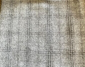 Gettysburg Gray Wool Fabric: Appliqué, Purse & Rug Making