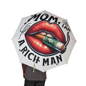 Foldable Umbrella, Vibrant Umbrella with Bold Design, Colorful Rain Gear, Compact Travel Accessory, Stylish Weather Protection