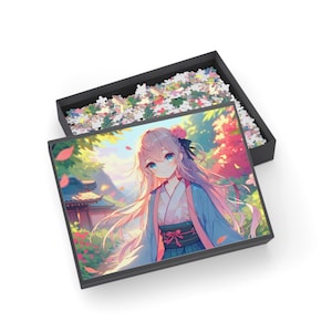 Serene Garden Puzzle - 500-Piece Jigsaw, Art Puzzle, Gift for Adults, Relaxing Activity, Fall Decor