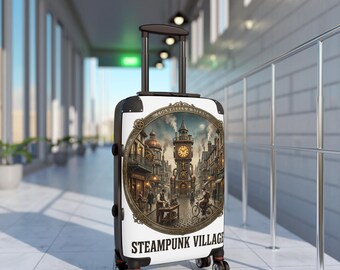 Maleta de pueblo steampunk