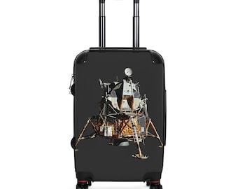 Mala para o Módulo Lunar Apollo | Bagagem para Viagem Espacial, Design de Pouso na Lua