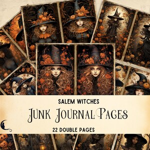 Vintage Gothic Halloween Ephemera Kit Vintage Ephemera Printable Junk ...