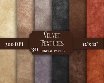 Neutral Toned Velvet Background Digital Paper, Luxurious Textures for Scrapbooking, DIY Crafts, Invitations, Journals, Commercial Use JPG