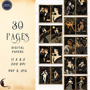 Roaring Twenties Flapper Girls Junk Journal Kit 1920s Vintage Flapper ...