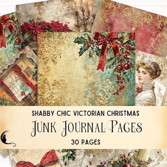 豪華版!クリスマスジャンクジャーナル⭐VINTAGE XMAS⭐ レトロガール