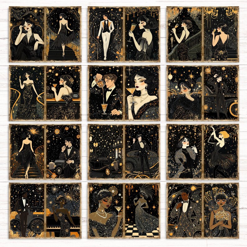 Roaring Twenties Flapper Girls Junk Journal Kit 1920s Vintage Flapper ...