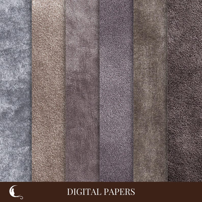 Neutral Toned Velvet Background Digital Paper, Luxurious Textures for ...