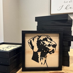 Pet parent gift, personalized dog sign, German shorthaired pointer gift, Gift for pointer mom pointer dad, GSP, customized dog, hunting dog