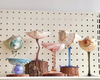 Customized Seashell Cup,Cocktail Glasses,Seashell Wine Glasses,Beach Shell Martini Glasses,Hen Do Bachelor Party, Wedding Bridesmaids Gifts